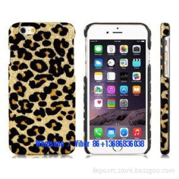 Leopard Print Pattern Plastic Mobile Phone Cases for  iPhon